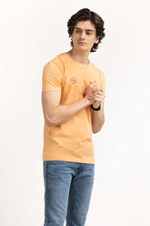 Peach Graphic Tee TS-CNSJ23-130